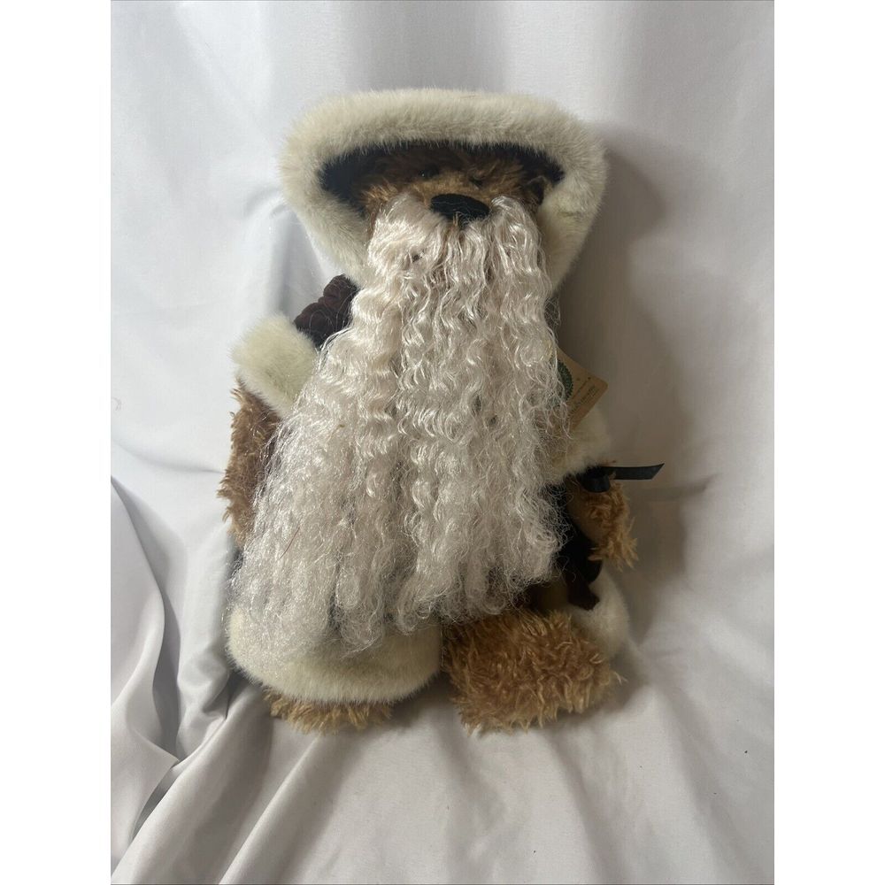 Boyds Bears The Millennium 2000 Christmas Holiday Santa Bear Brown Robe 900099‎